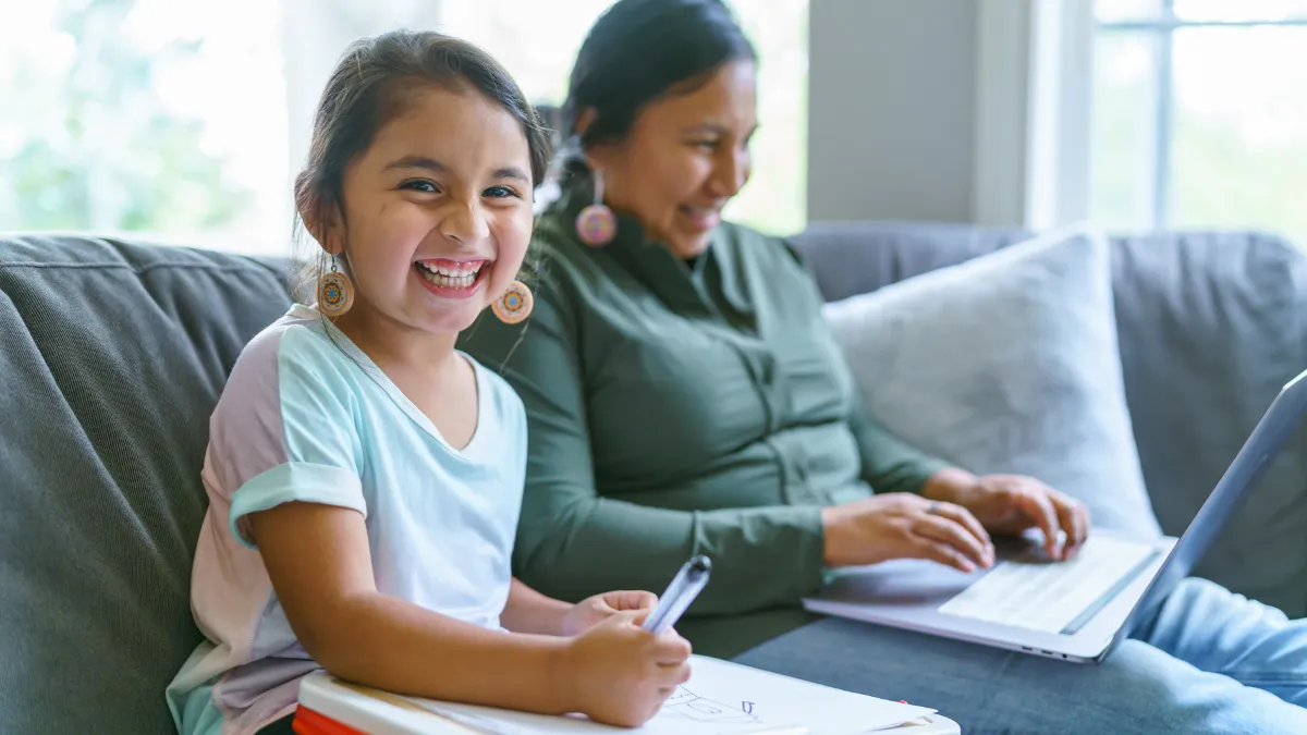 Native American Mother and Daughter With DNA Test Results Online